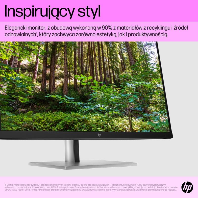 HP E27q G5 computer monitor 68.6 cm (27") 2560 x 1440 pixels Quad HD LCD Black, Silver - Image 8