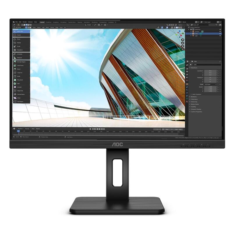 AOC 27P2C LED display 68.6 cm (27") 1920 x 1080 pixels Full HD Black - Image 7