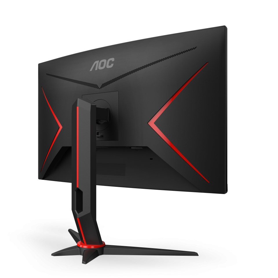 AOC CQ27G2S/BK computer monitor 68.6 cm (27") 2560 x 1440 pixels Quad HD Black, Red - Image 4