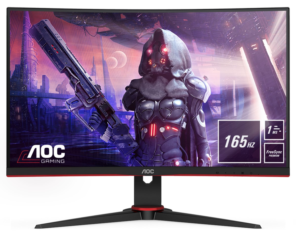 AOC C24G2AE/BK computer monitor 59.9 cm (23.6") 1920 x 1080 pixels Full HD LED Black, Red