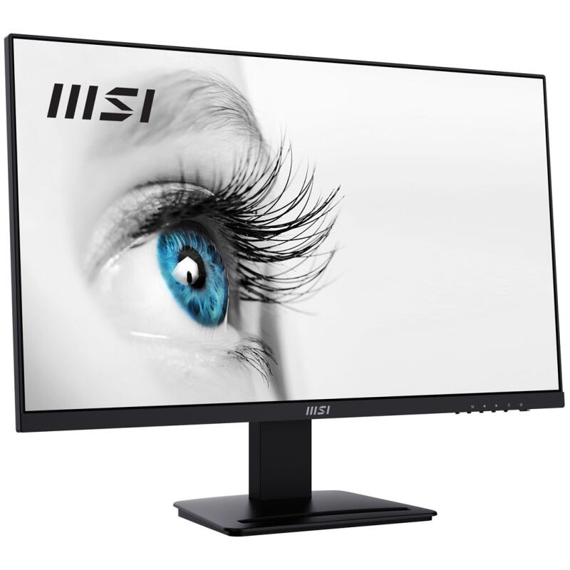 MSI Pro MP273A 27 Inch Monitor, Full HD (1920 x 1080), 100Hz, IPS, 4ms, HDMI, DisplayPort, VGA, Built-in Speakers, Anti-Glare, Anti-Flicker, Less Blue light, TÜV Certified, VESA, Kensington, Black - Image 5