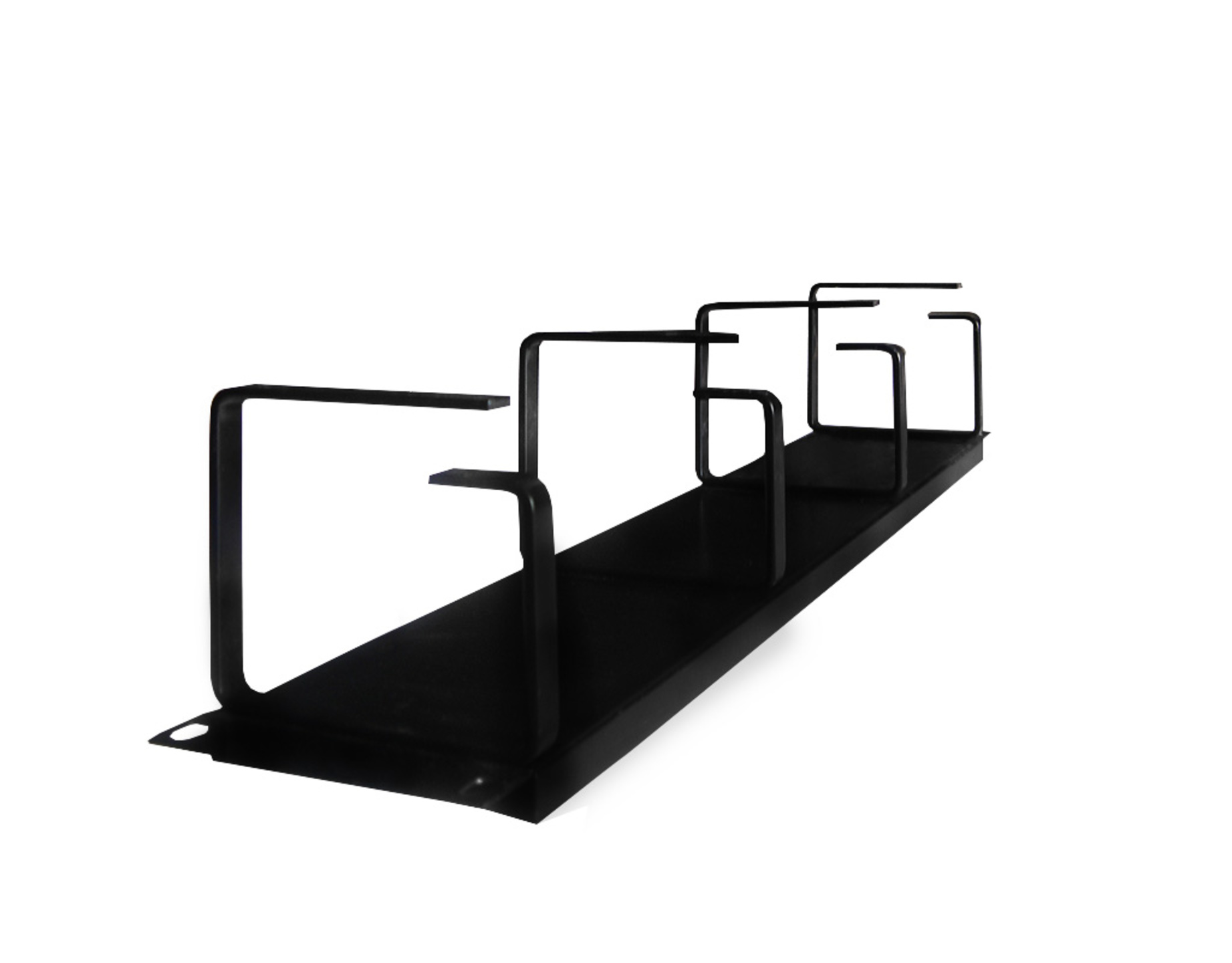 CABLE MANAGER COMMSCOPE 2U 4 HOOK BLACK METAL