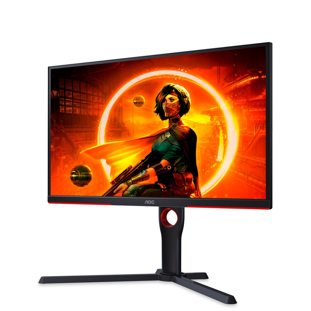 AOC G3 25G3ZM/BK computer monitor 62.2 cm (24.5") 1920 x 1080 pixels Full HD Black, Red - Image 3