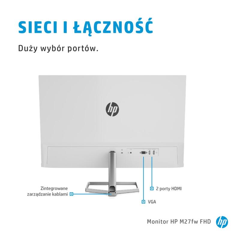 HP M27fw (2H1A4E9) 68.6 cm (27") 1920 x 1080 pixels Full HD LED - Image 7
