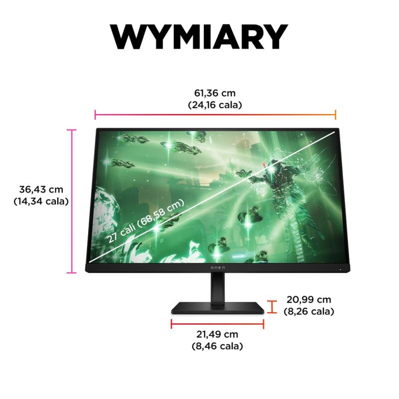 HP OMEN by HP 27q computer monitor 68.6 cm (27") 2560 x 1440 pixels Quad HD Black - Image 10