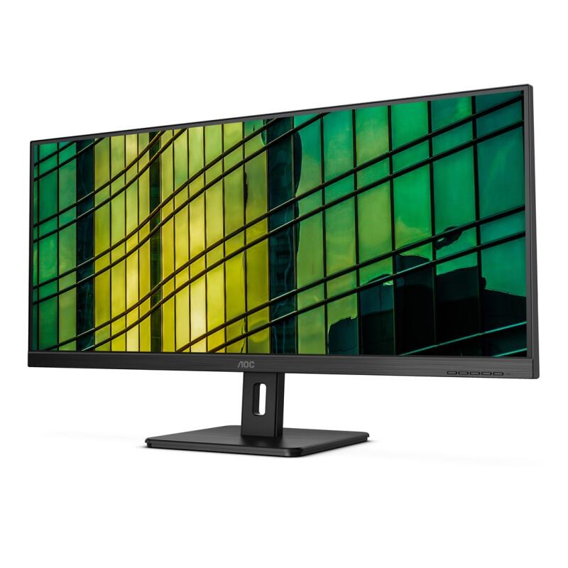 AOC U34E2M computer monitor 86.4 cm (34") 3440 x 1440 pixels Wide Quad HD Black - Image 2