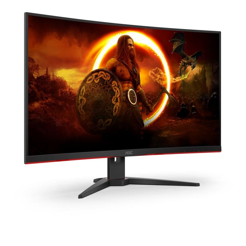 AOC G2 C32G2ZE/BK computer monitor 80 cm (31.5") 1920 x 1080 pixels Full HD LED Black, Red - Image 4