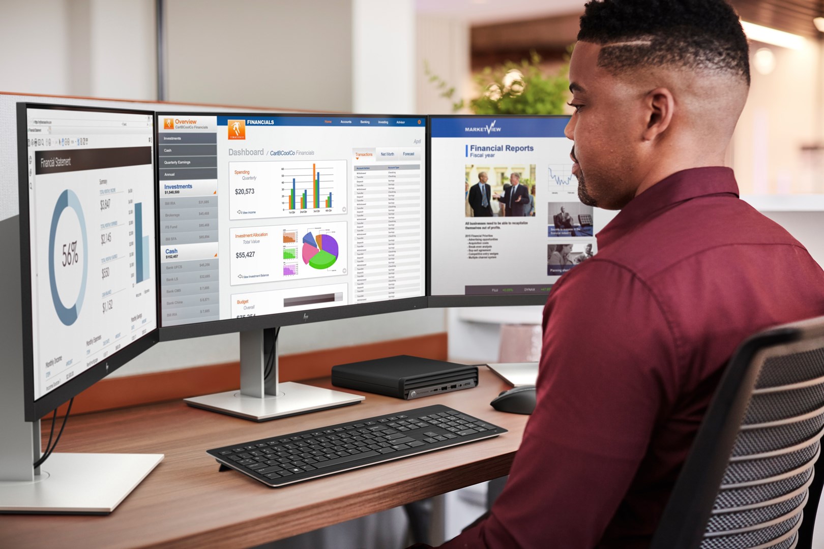 HP E-Series E24d G4 60.5 cm (23.8") 1920 x 1080 pixels Full HD Black - Image 8