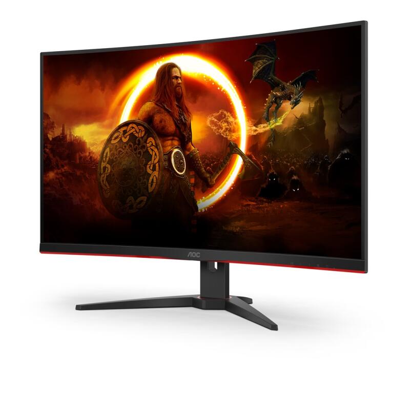 AOC G2 C32G2ZE/BK computer monitor 80 cm (31.5") 1920 x 1080 pixels Full HD LED Black, Red - Image 3