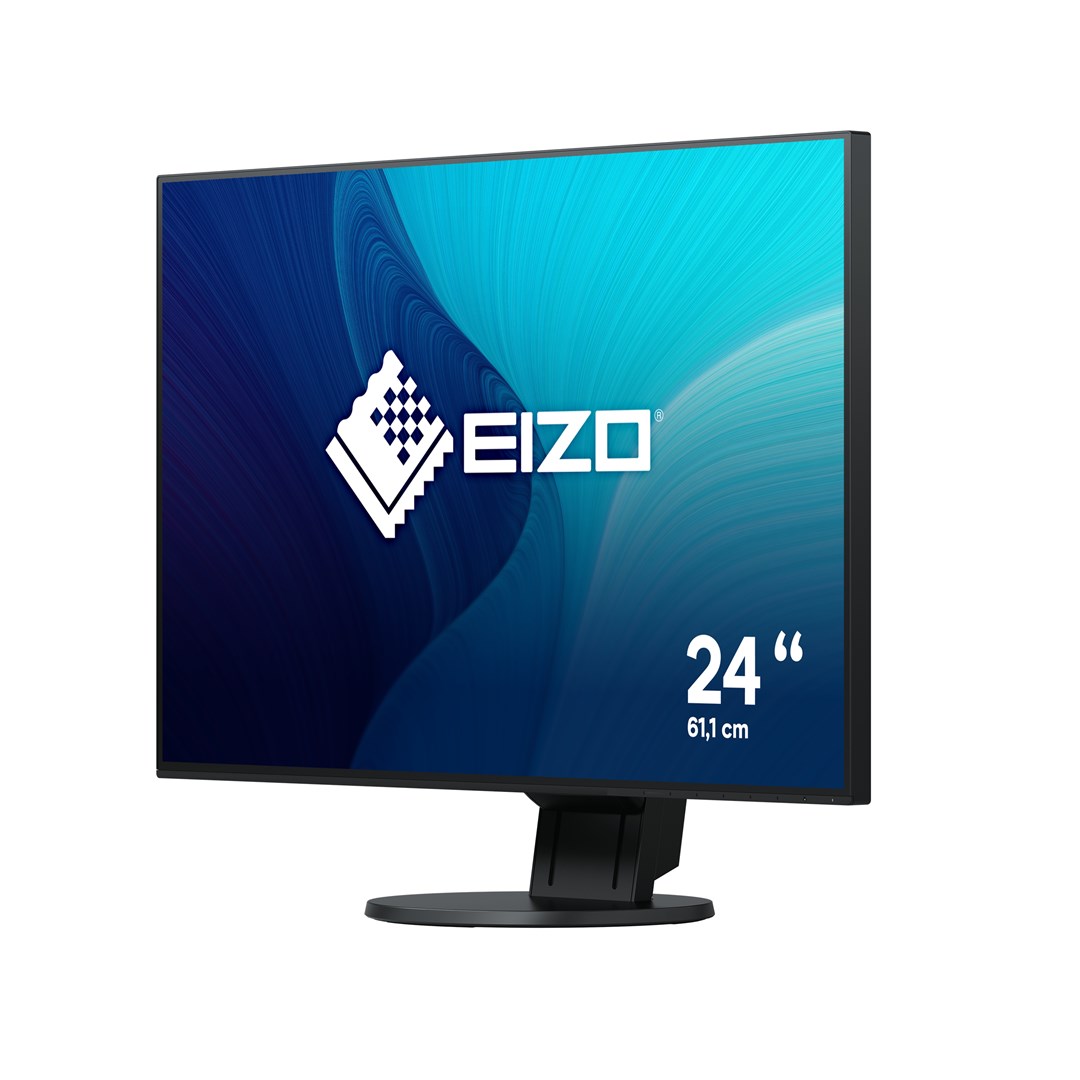 EIZO FlexScan EV2456-BK LED display 61.2 cm (24.1") 1920 x 1200 pixels WUXGA Black - Image 2
