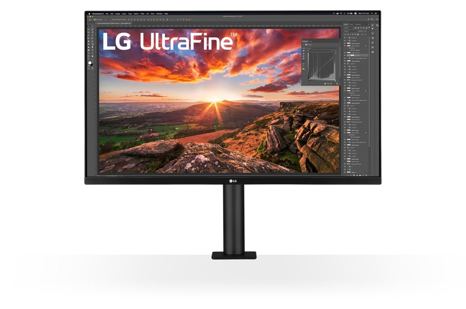 LG 32UN880P-B computer monitor 81.3 cm (32") 3840 x 2160 pixels 4K Ultra HD Black - Image 2
