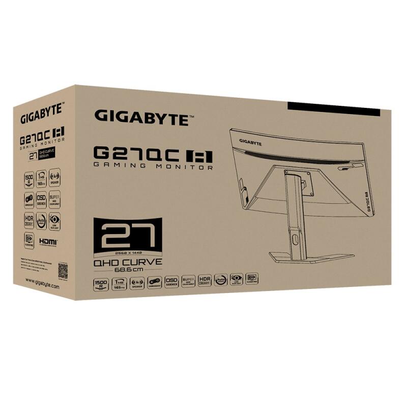 Gigabyte G27QC A computer monitor 68.6 cm (27") 2560 x 1440 pixels 2K Ultra HD LED Black - Image 8