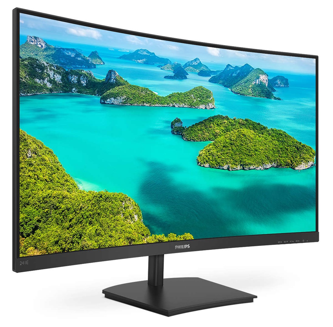 Philips E Line 241E1SCA/00 computer monitor 59.9 cm (23.6") 1920 x 1080 pixels Full HD LCD Black - Image 5