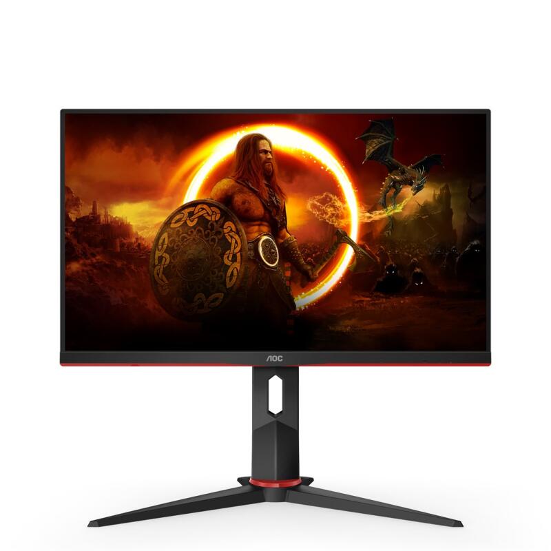 AOC 24G2SPU/BK computer monitor 60.5 cm (23.8") 1920 x 1080 pixels Full HD Black, Red - Image 3
