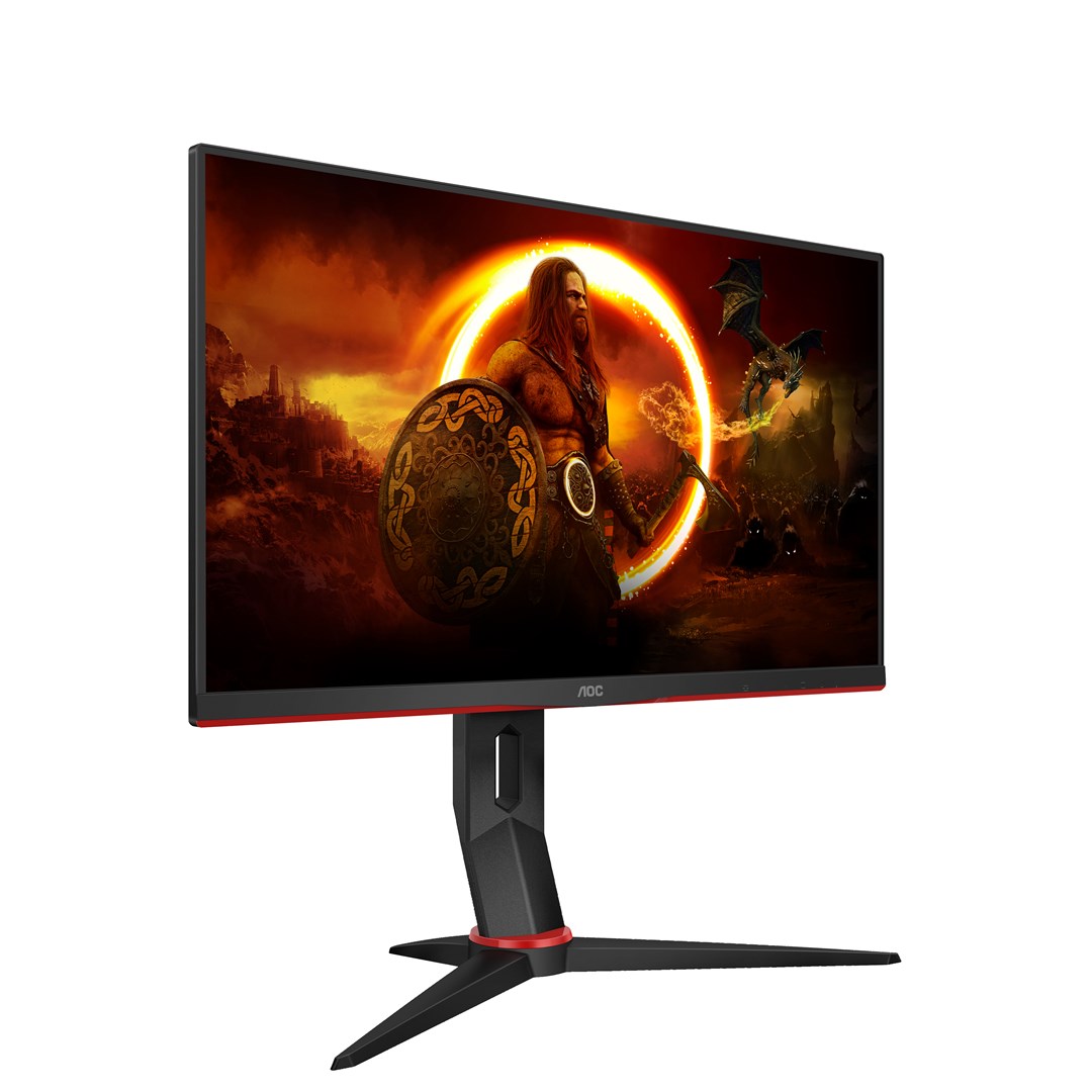 AOC G2 24G2ZU/BK LED display 60.5 cm (23.8") 1920 x 1080 pixels Full HD Black, Red - Image 2
