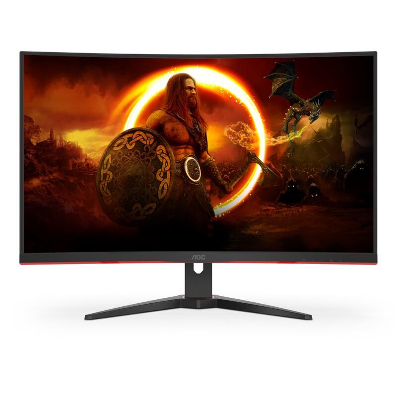 AOC G2 C32G2ZE/BK computer monitor 80 cm (31.5") 1920 x 1080 pixels Full HD LED Black, Red - Image 2