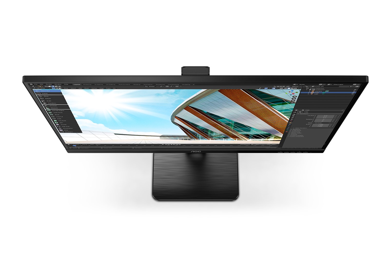 AOC Q27P2Q LED display 68.6 cm (27") 2560 x 1440 pixels Quad HD Black