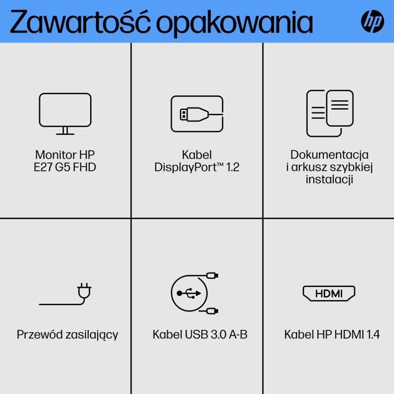 HP E27 G5 68.6 cm (27") 1920 x 1080 pixels Full HD LED Black - Image 10