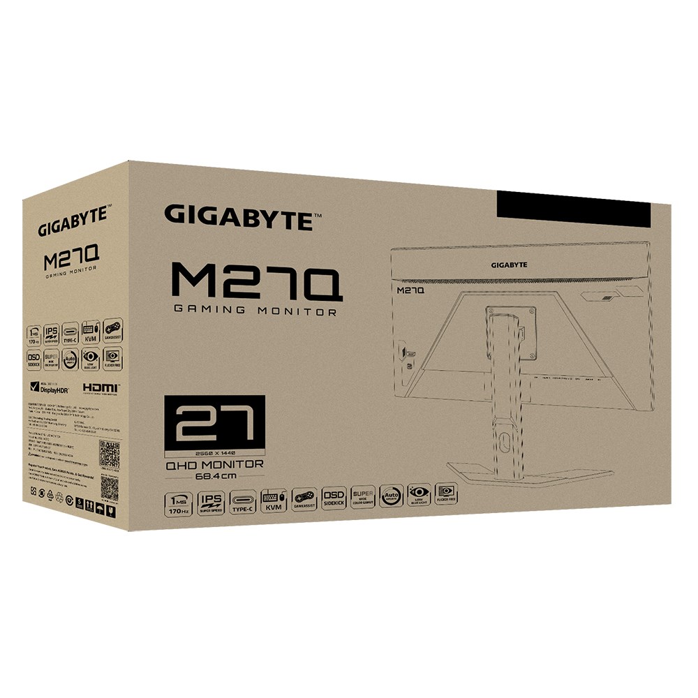 Gigabyte M27Q 68.6 cm (27") 2560 x 1440 pixels Quad HD LED Black - Image 5