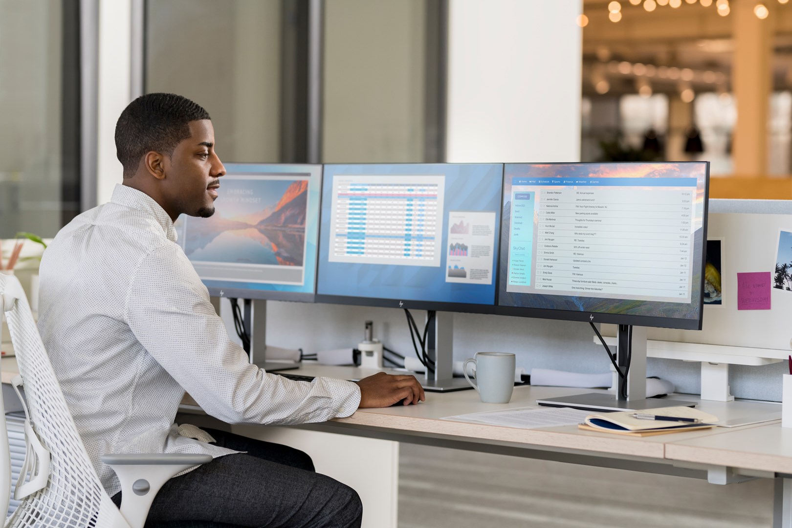 HP E-Series E24d G4 60.5 cm (23.8") 1920 x 1080 pixels Full HD Black - Image 9