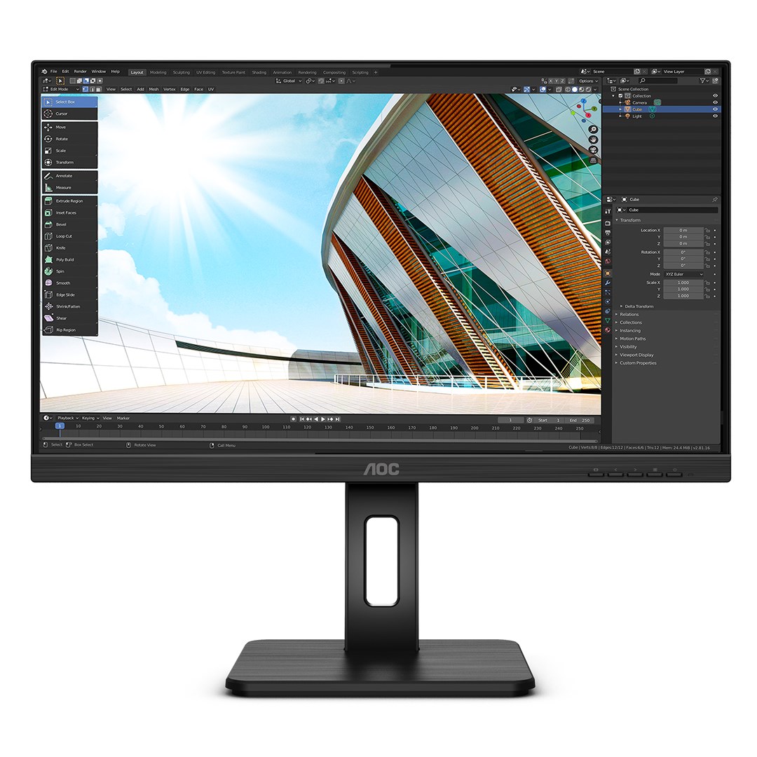 AOC U27P2CA computer monitor 68.6 cm (27") 3840 x 2160 pixels 4K Ultra HD LED Black - Image 11