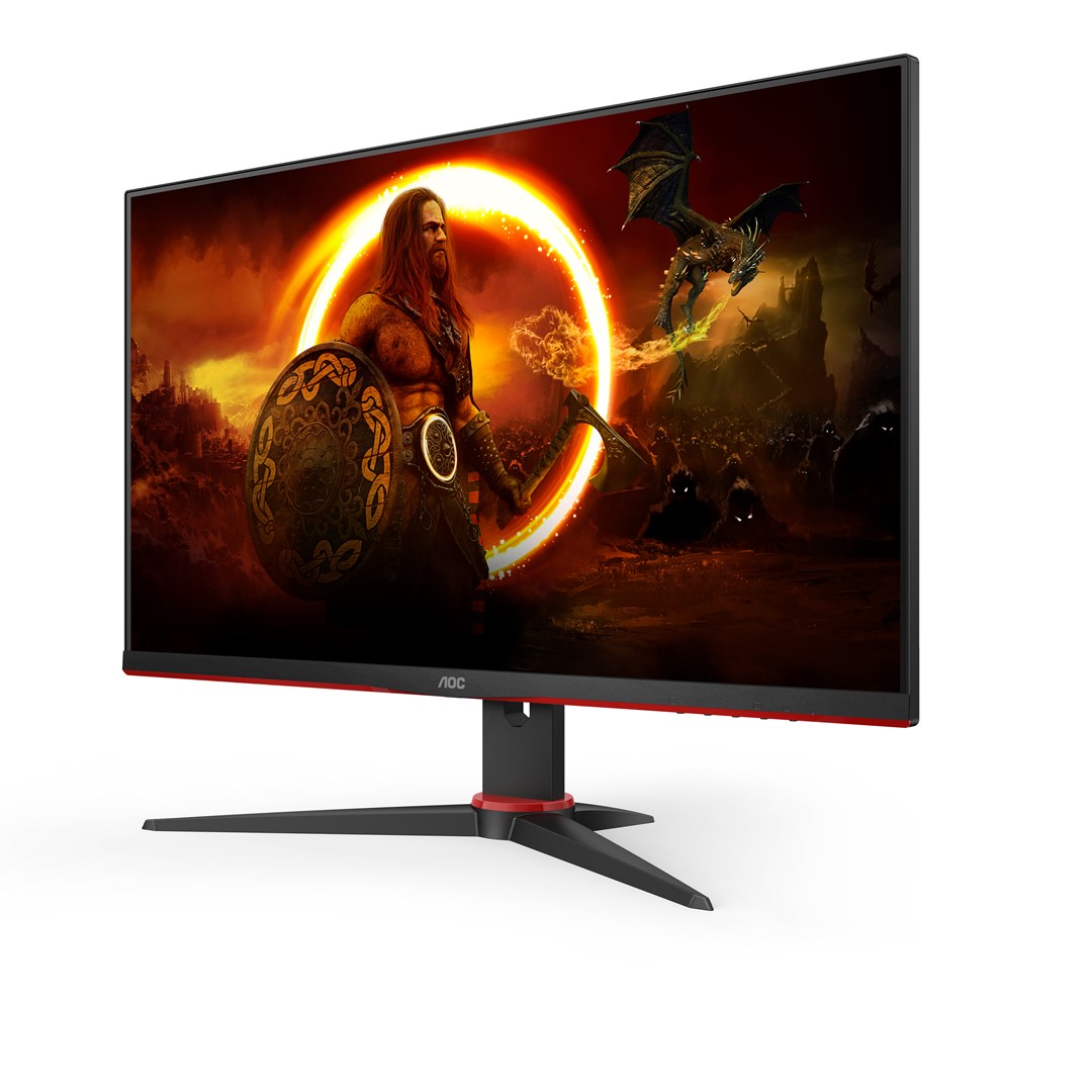 AOC G2 24G2SPAE/BK LED display 60.5 cm (23.8") 1920 x 1080 pixels Full HD Black, Red - Image 4