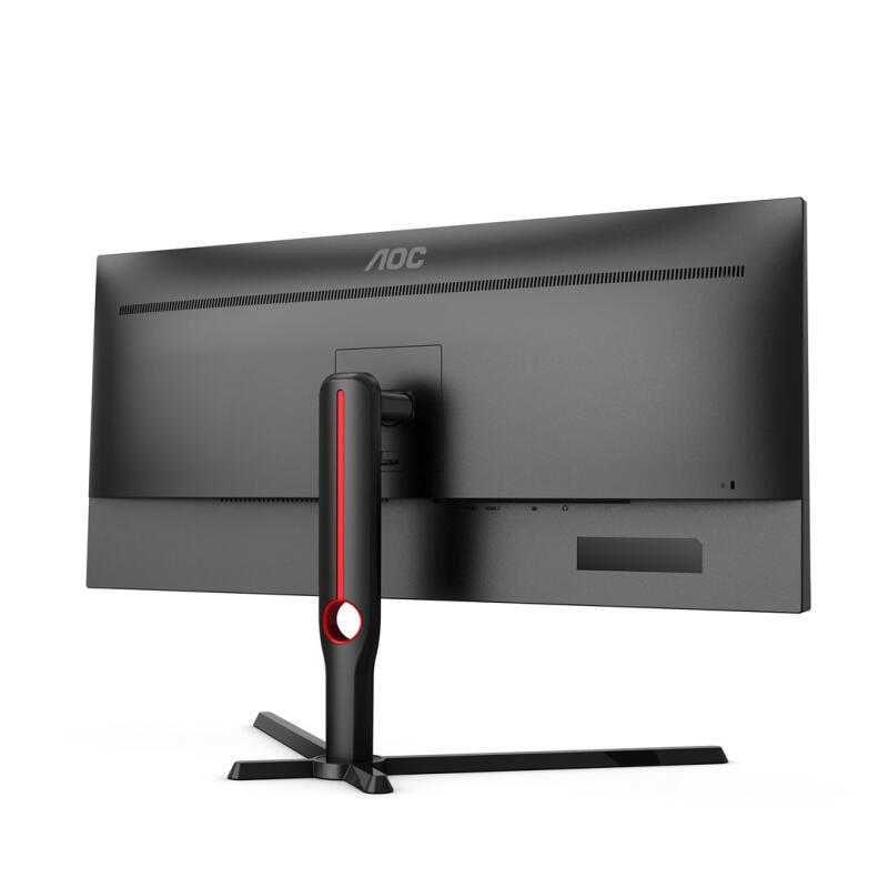 AOC G3 U34G3XM/EU LED display 86.4 cm (34") 3440 x 1440 pixels UltraWide Quad HD Black, Red - Image 6