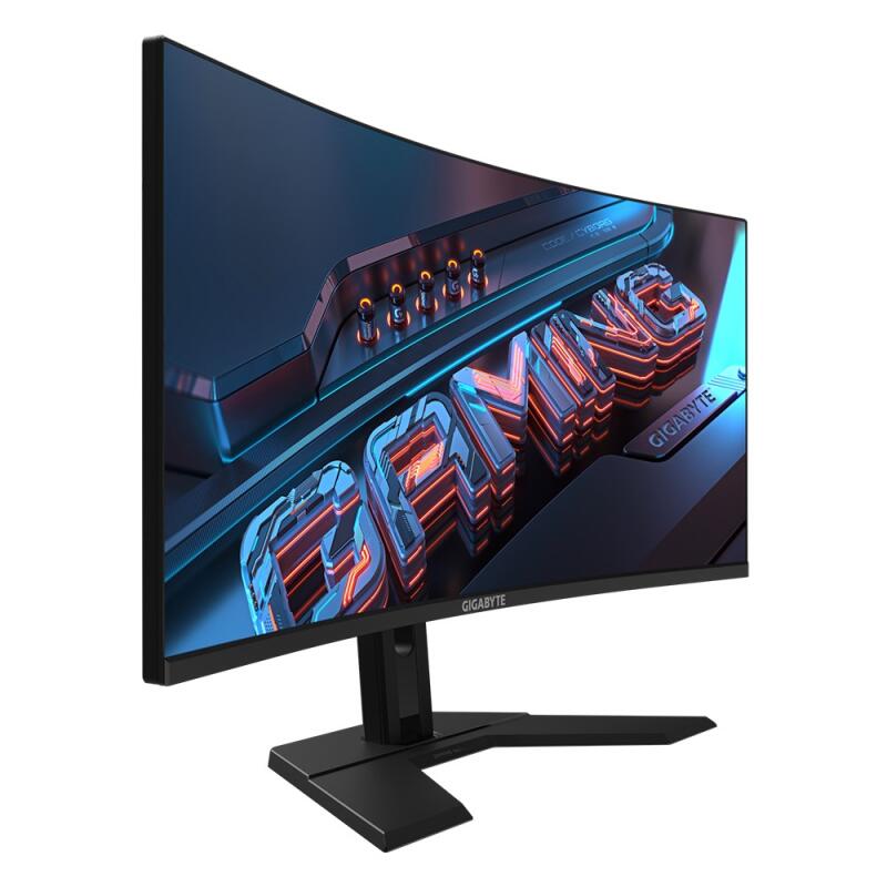 Gigabyte GS34WQC computer monitor 86.4 cm (34") 3440 x 1440 pixels Wide Quad HD LCD Black - Image 3