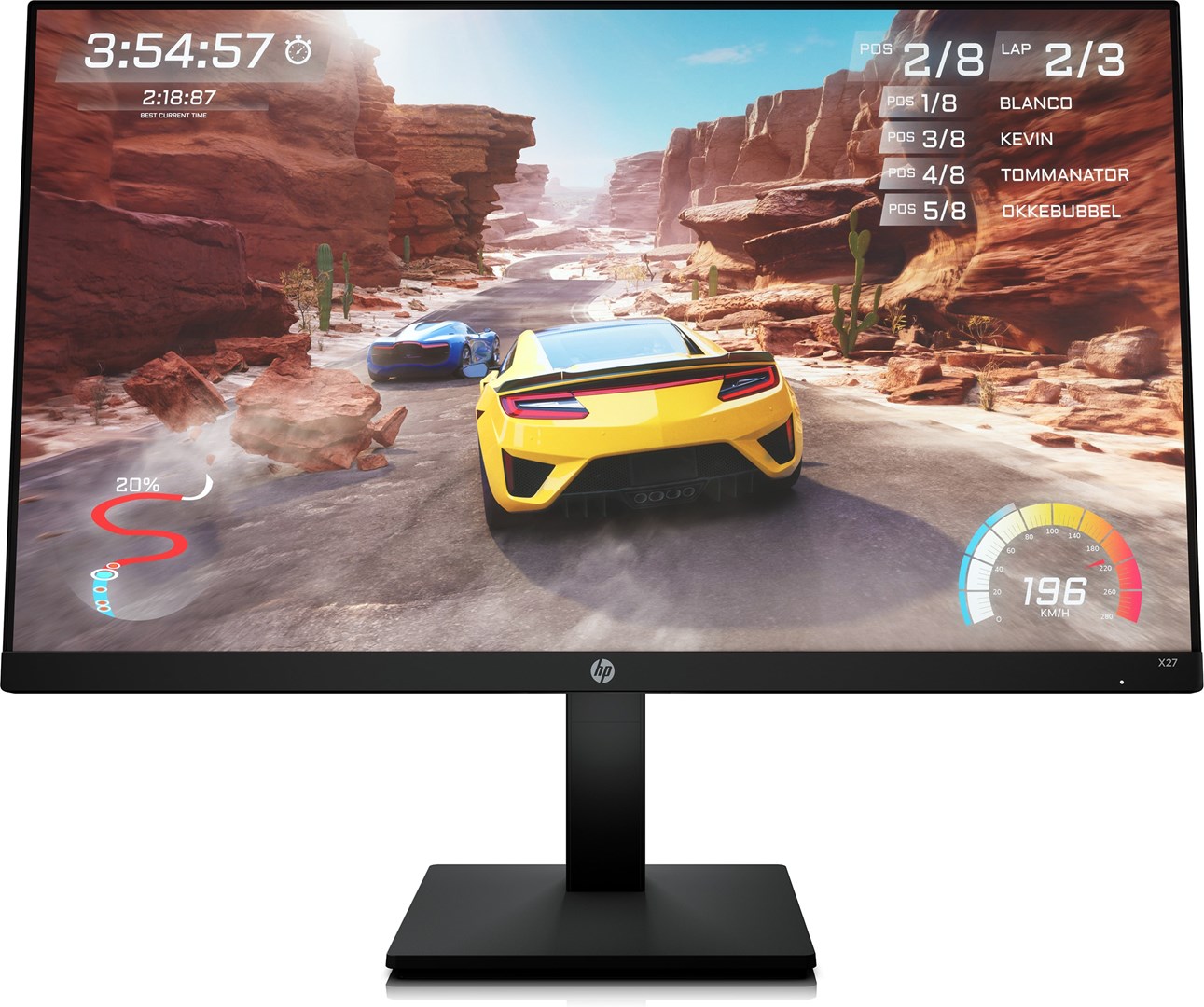 HP X27 computer monitor 68.6 cm (27") 1920 x 1080 pixels Full HD Black