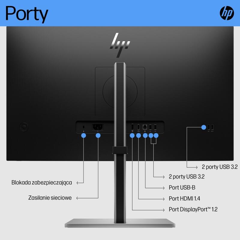 HP E27 G5 68.6 cm (27") 1920 x 1080 pixels Full HD LED Black - Image 9
