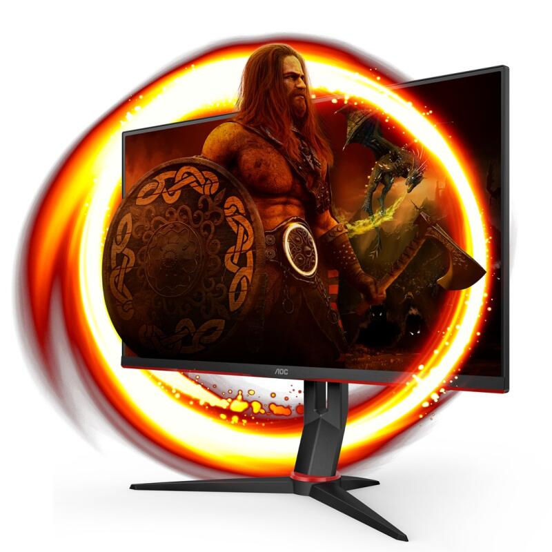 AOC 27G2SPU/BK computer monitor 68.6 cm (27") 1920 x 1080 pixels Full HD Black, Red - Image 2
