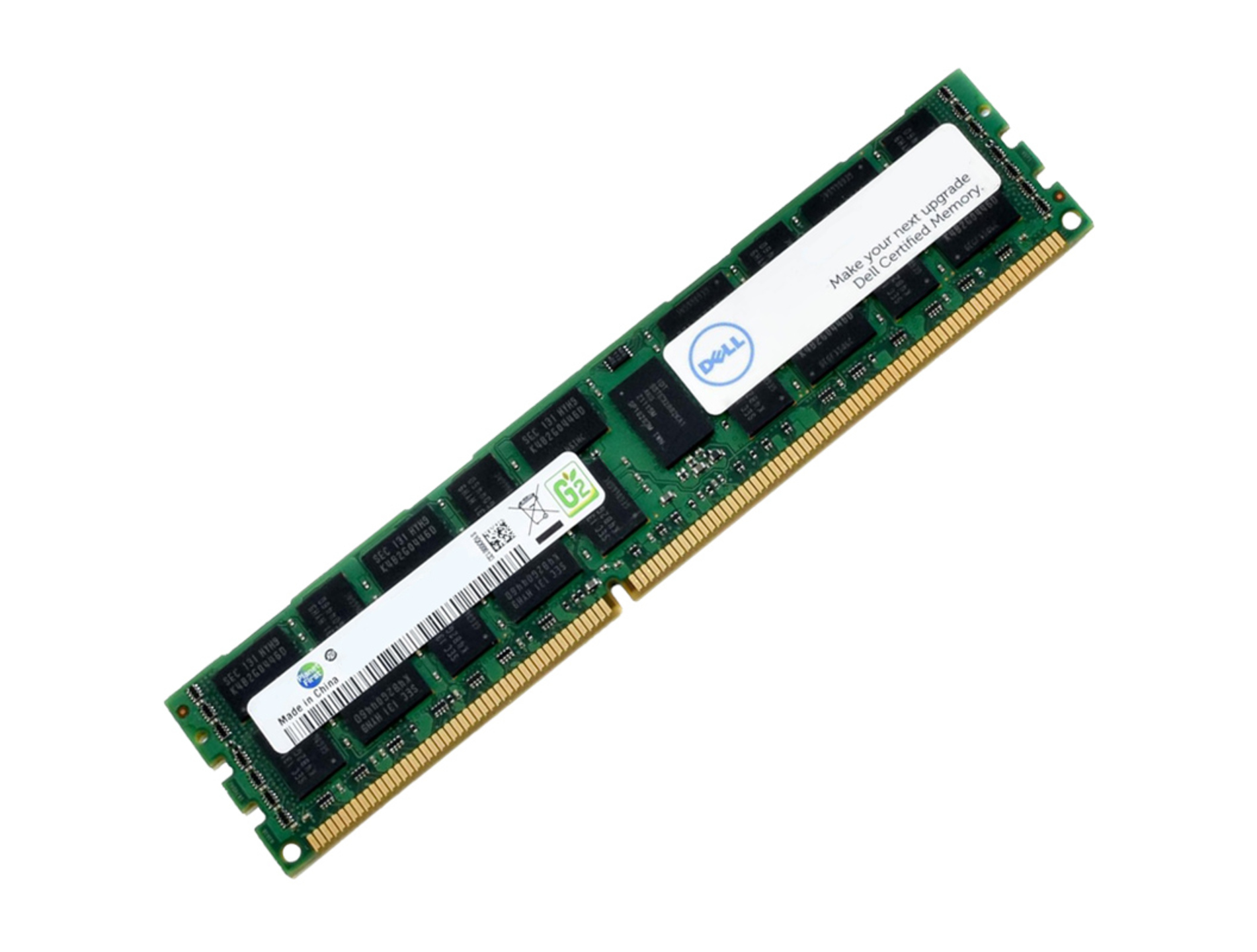 16GB DELL PC3L-10600R DDR3-1333 2Rx4 CL9 RDIMM 1.35V LV