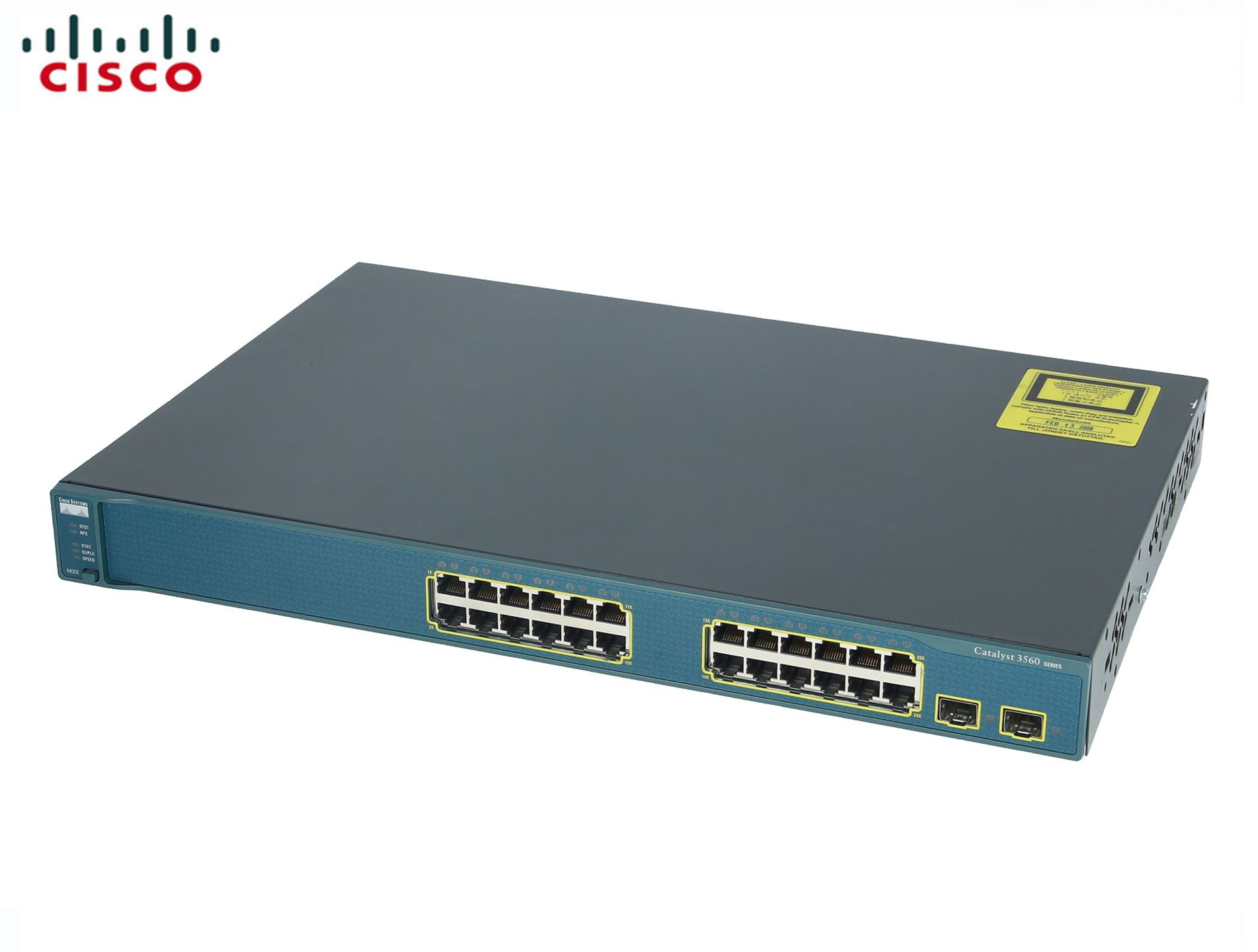 SWITCH ETH 24P 100MB & 2x1GB SFP CISCO CATALYST 3560