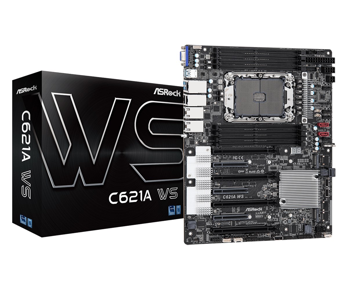 Asrock C621A WS Intel C621A LGA 4189 ATX - Image 2
