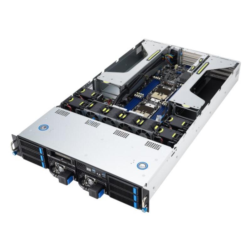 ASUS 90SF0251-M004X0 server barebone Intel C741 Rack (2U) Black, Steel - Image 4
