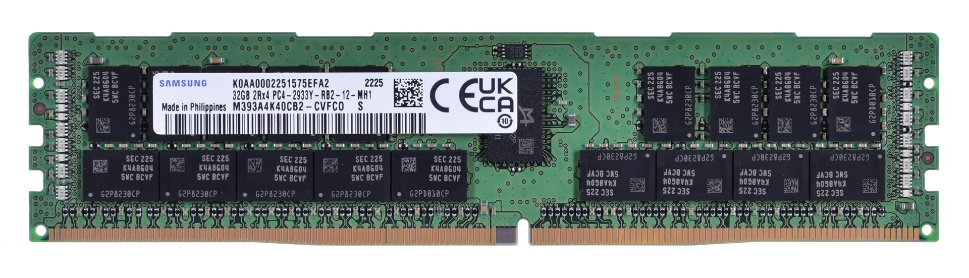 Samsung M393A4K40CB2-CVF memory module 32 GB 1 x 32 GB DDR4 2933 MHz ECC