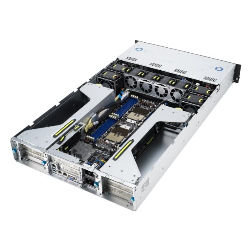 ASUS 90SF0251-M004X0 server barebone Intel C741 Rack (2U) Black, Steel - Image 5