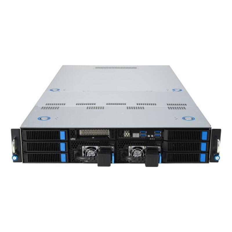 ASUS 90SF0251-M004X0 server barebone Intel C741 Rack (2U) Black, Steel - Image 2