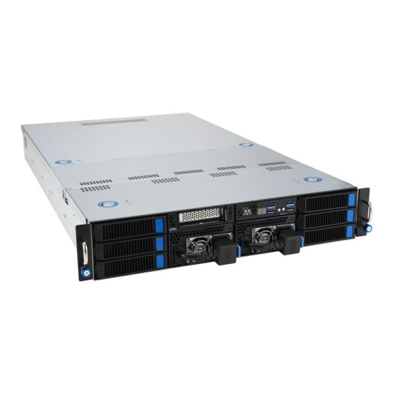 ASUS 90SF0251-M004X0 server barebone Intel C741 Rack (2U) Black, Steel - Image 3