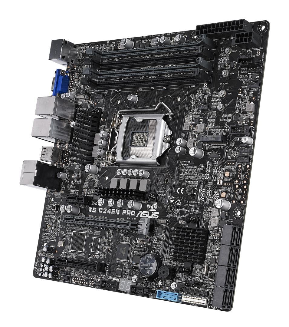 ASUS WS C246M PRO Intel C246 LGA 1151 (Socket H4) micro ATX - Image 3