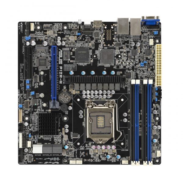 ASUS P12R-M Intel C252 LGA 1200 (Socket H5) micro ATX server motherboard