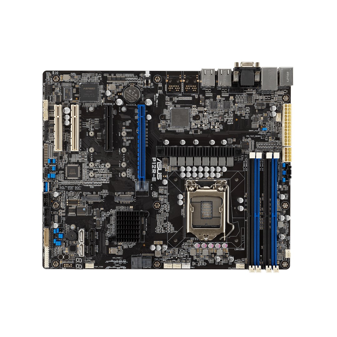 ASUS P12R-E Intel C256 LGA 1200 (Socket H5) ATX server motherboard - Image 2