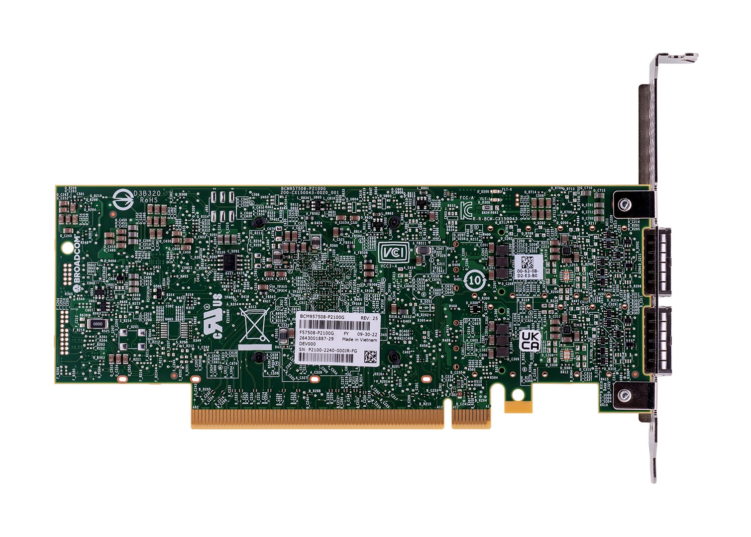 Broadcom BCM957508-P2100G network card Internal Fiber 100000 Mbit/s - Image 4
