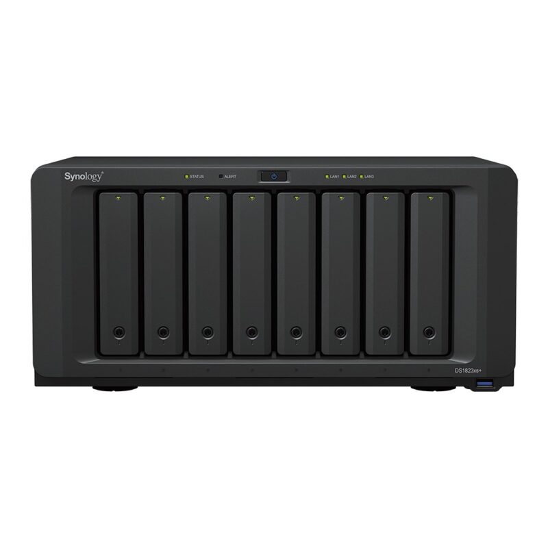 Synology DiskStation DS1823XS+ NAS/storage server Tower Ryzen Embedded V1780B 8 GB DDR4 0 TB DiskStation Manager Black - Image 2