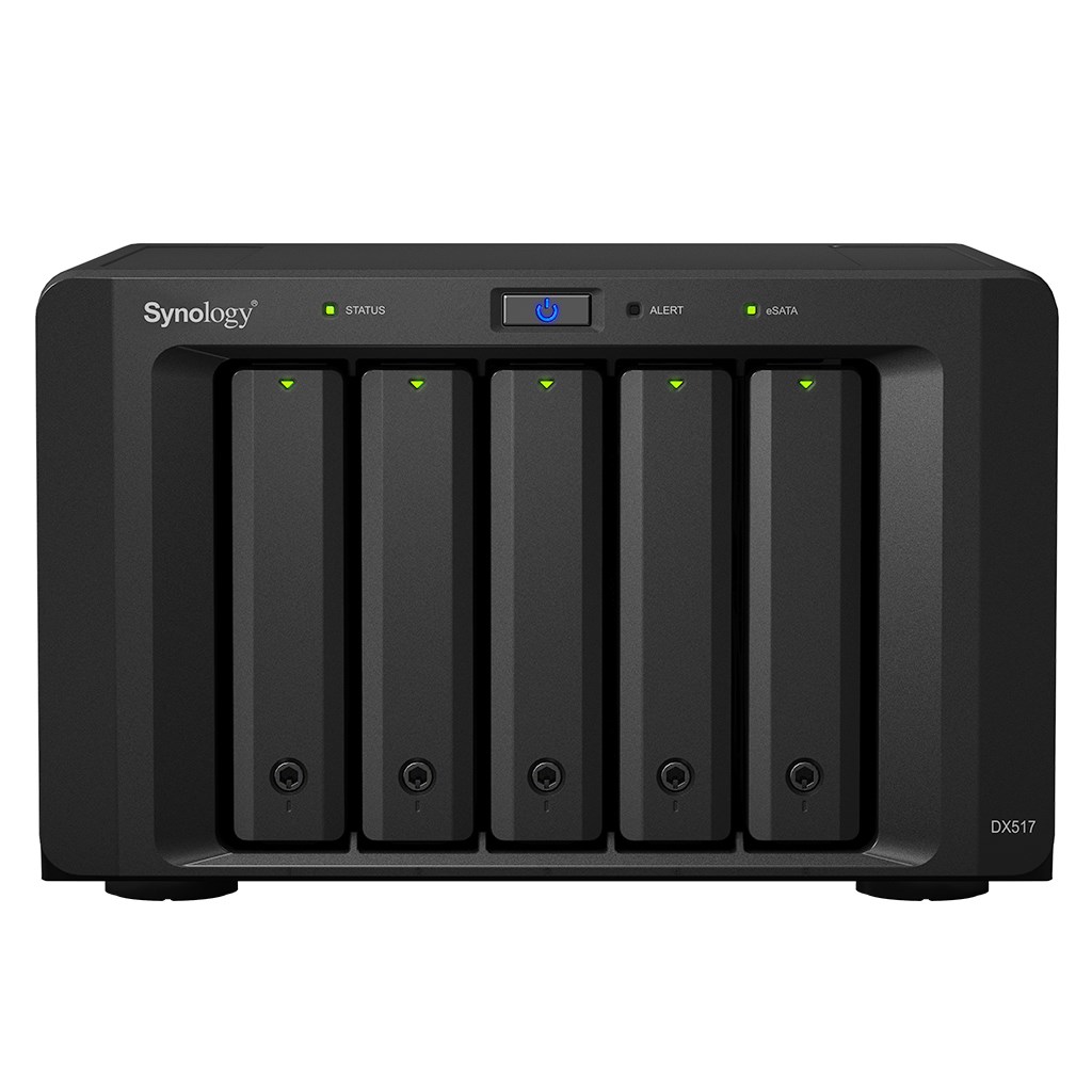 Expansion unit Synology DX517; Tower; 5x 3.5"/2.5" SATA HDD/SSD (for DS923+, DS723+, DS1522+)