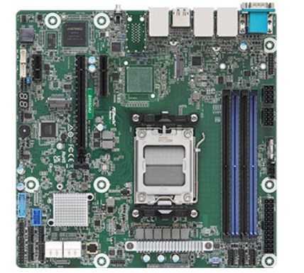 Asrock B650D4U motherboard AMD B650 Express Socket AM5 micro ATX