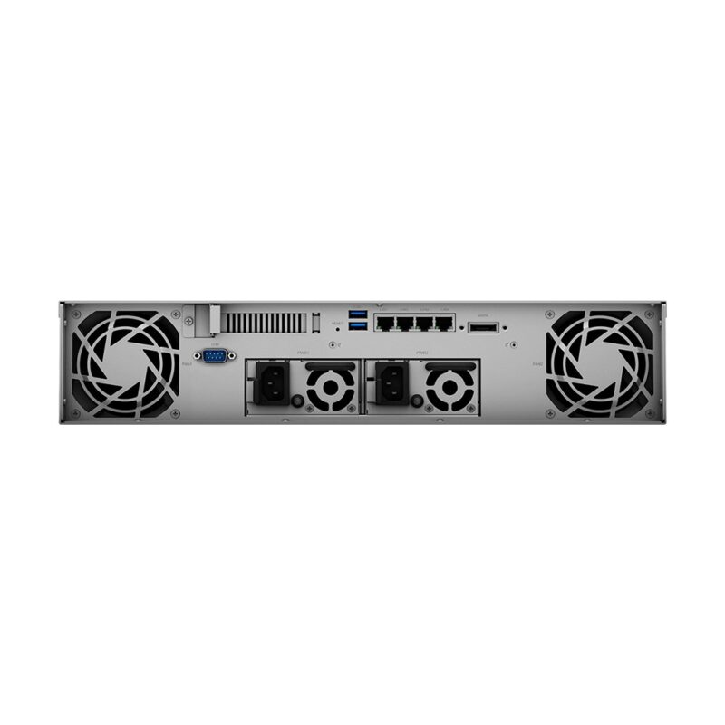 Synology RackStation RS1221RP+ NAS/storage server Rack (2U) Ryzen Embedded V1500B 4 GB DDR4 0 TB DiskStation Manager Black - Image 4
