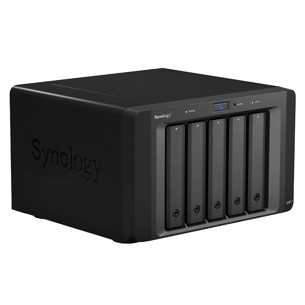 Expansion unit Synology DX517; Tower; 5x 3.5"/2.5" SATA HDD/SSD (for DS923+, DS723+, DS1522+) - Image 6