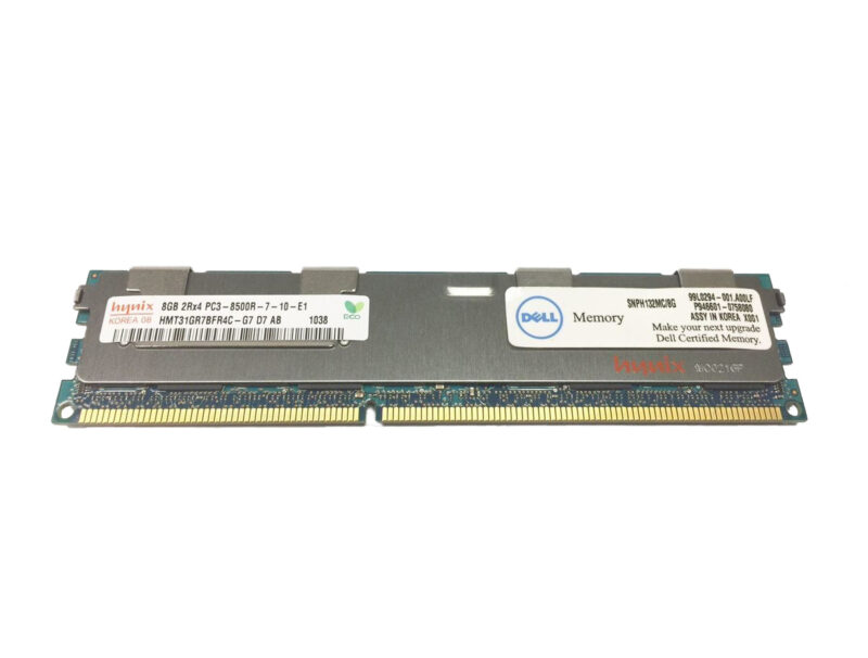 8GB SAMSUNG PC3-8500R DDR3-1066 2Rx4 CL7 ECC RDIMM 1.5V
