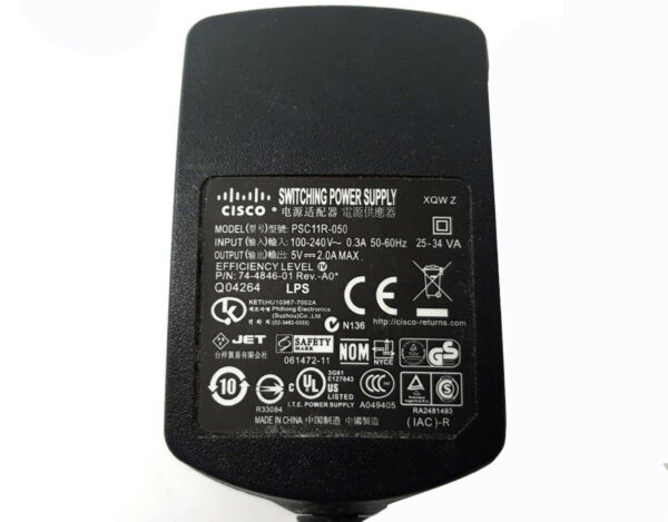 AC ADAPTER CISCO 5V/2.0A